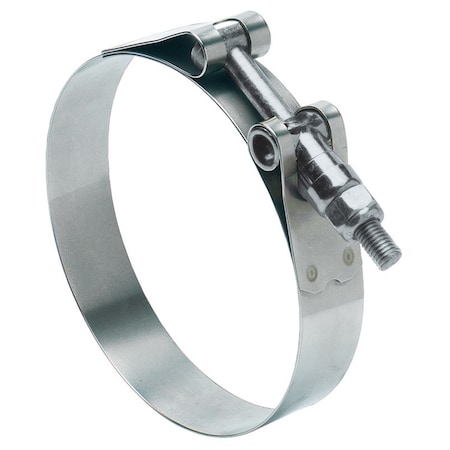 B & K Ideal Tridon 2 in to 2.31 in. SAE 200 Silver Hose Clamp With Tongue Bridge Stainless Steel Band T-Bo 300100200553